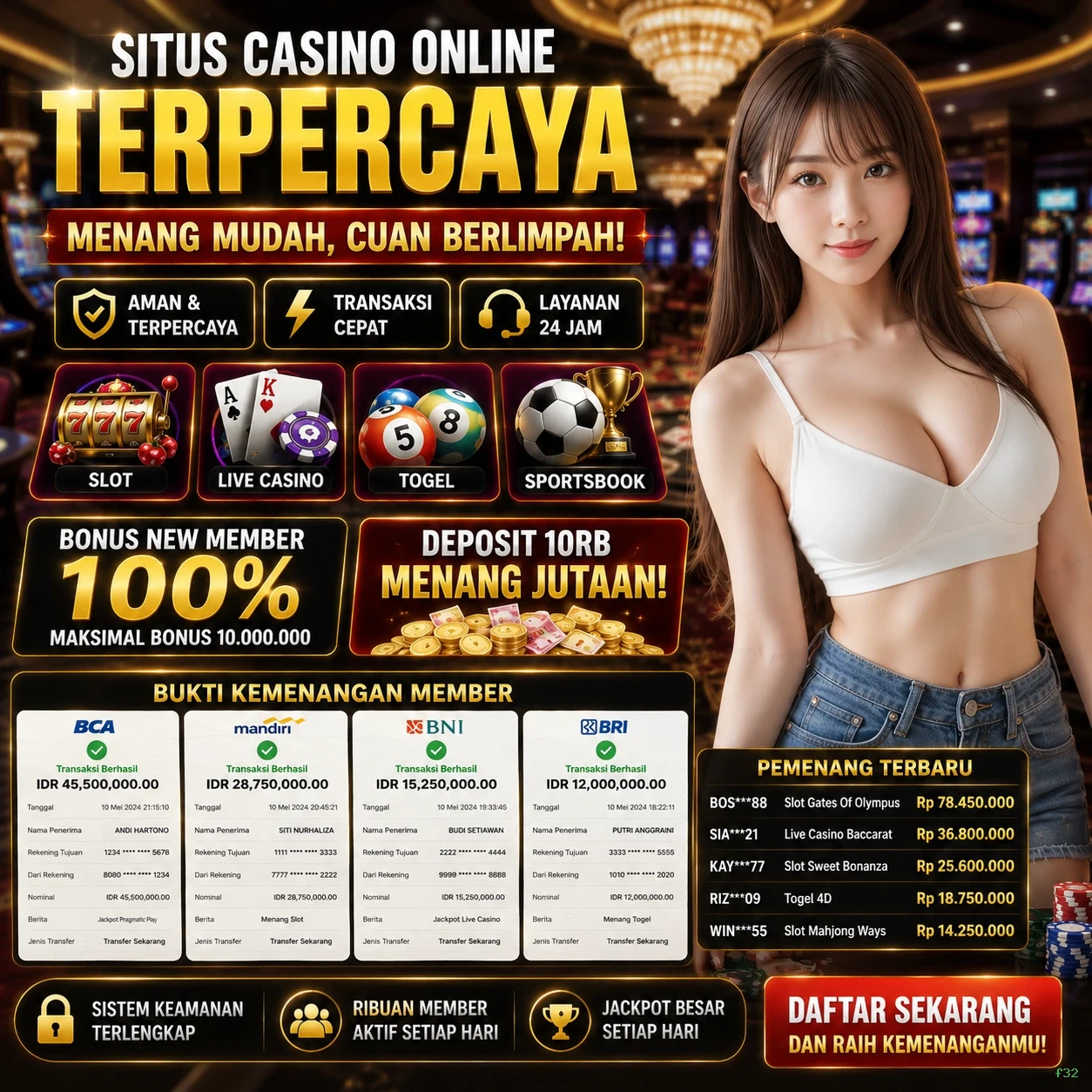Review Pengalaman Pengguna di Situs f32